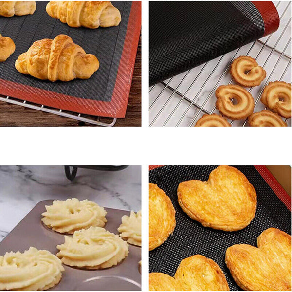 Perforated Silicone Baking Mat/Bread/Macaron/Biscuit Non-stick Oven Mat Pad