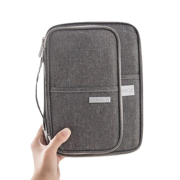 Waterproof Passport Holder Travel Document Wallet RFID Bag Family Case Organizer