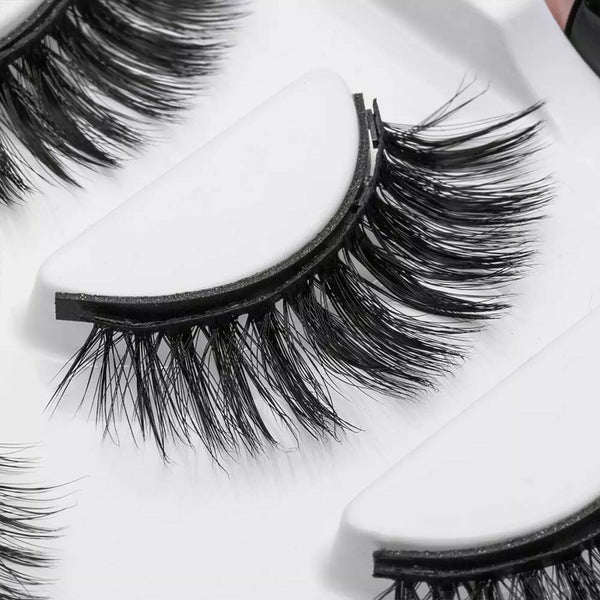 Magnetic False Eyelashes Natural Eye Lashes Extension Liquid Eyeliner Tweezer