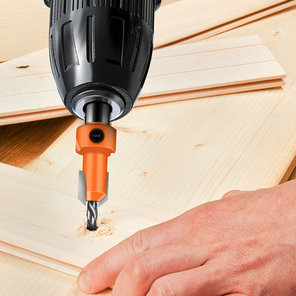 8/10mm Hexagon Shank Countersink Drill Bit Woodworking Screw Wood Hole Drill Bit