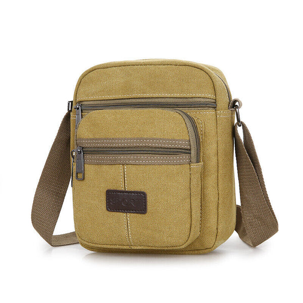 Retro Men's Canvas Shoulder Messenger Bag Crossbody Satchel Travel Man's Bags AU