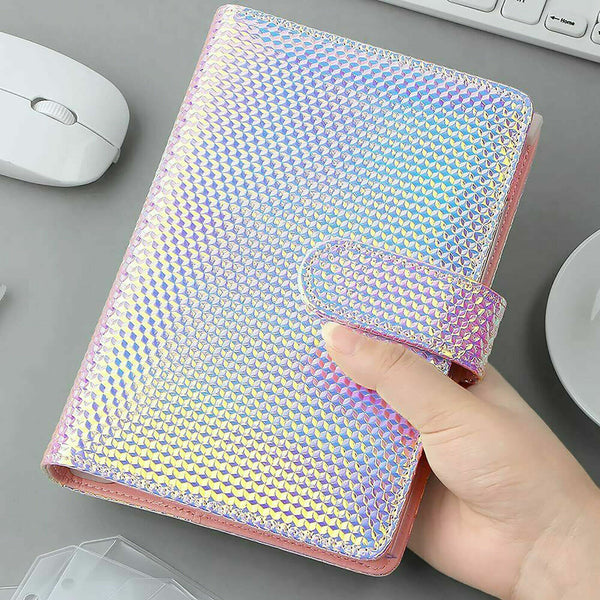 1PC A6 PU Leather Notebook Binder Budget Planner Organizer Cover Cash Pockets AU - Lets Party