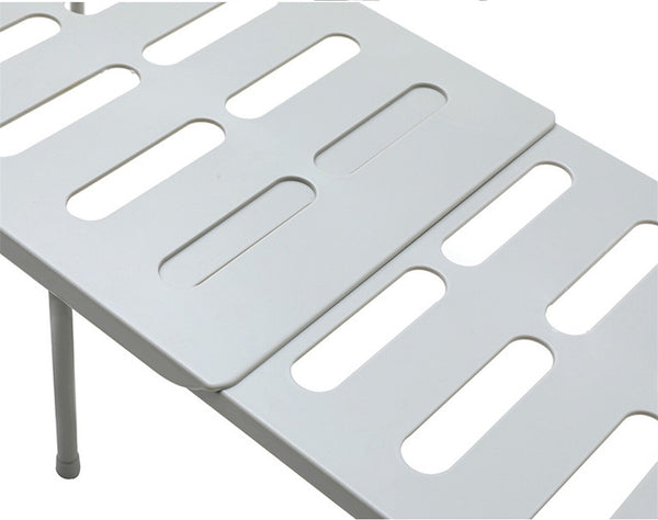 Adjustable Cupboard Storage Shelf Organiser Holder Pantry Stand Rack Kitchen