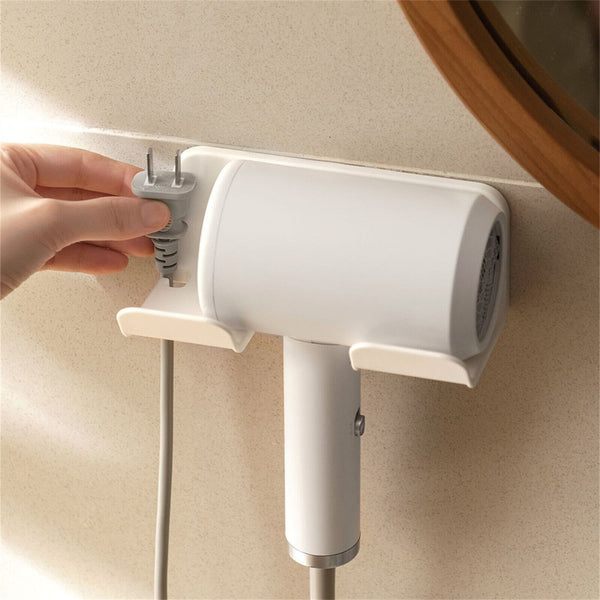 Hair Dryer Wall Mount Bracket Stand Storage Rack For Holder Hair Dryer BLACK AU