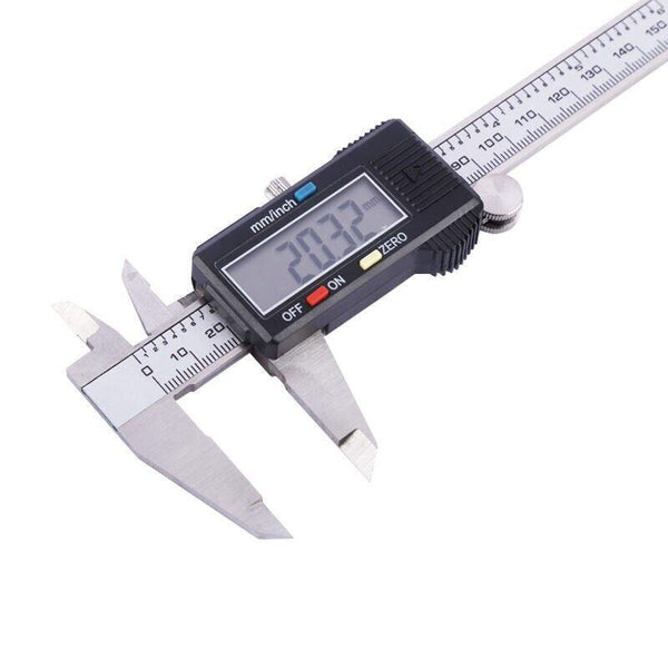 Stainless Steel LCD Digital Electronic Vernier Caliper Micrometer 6" Inch/150MM