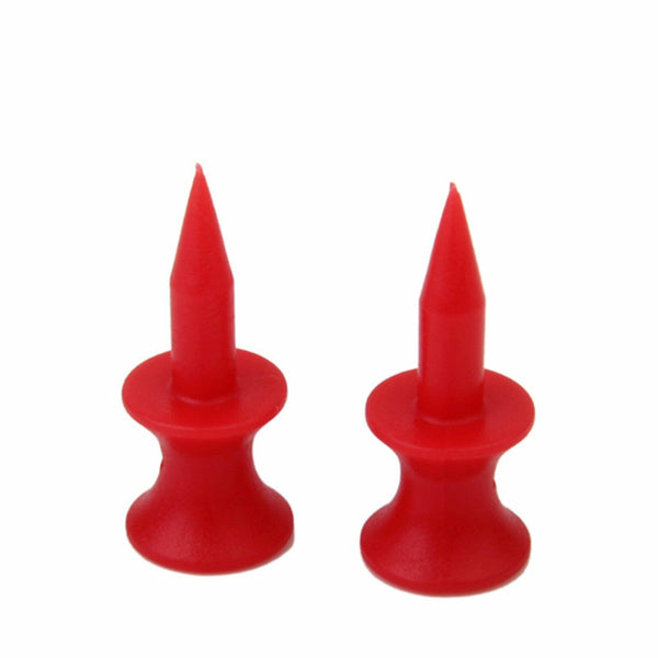 100PCS RED PLASTIC STEP CASTLE GOLF TEES (30mm/68mm) Golf Training Aids Tees AU