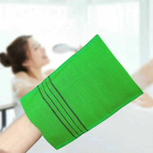 4PCS Exfoliating Mitten Scrub Bath Towel Viscose Italy Korean Washcloth