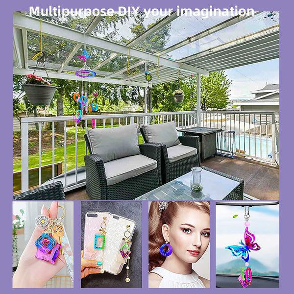 Wind Chimes Epoxy Resin Silicone Mold Hanging Ornament Casting DIY Jewelry Craft