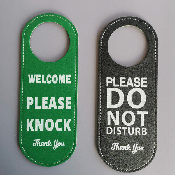 Door Hanger Tags Do Not Disturb Signs Door Knobs Hanger Pendant Cleaning Label