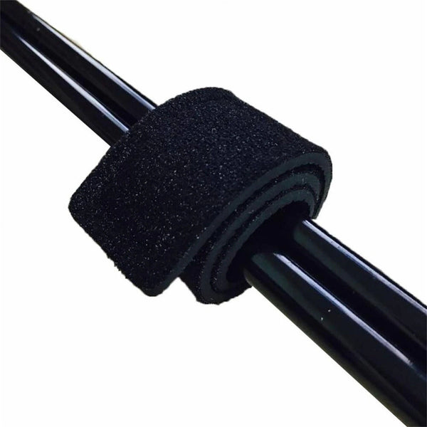 10-100X Fishing Rod Tie Strap Tackle Wrap Band Pole Holder Fastener Fishing Tool