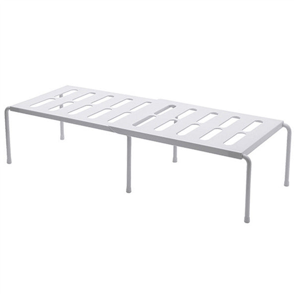 Adjustable Cupboard Storage Shelf Organiser Holder Pantry Stand Rack Kitchen