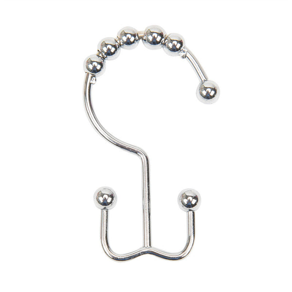Shower Curtain Hook Rust Shower Metal Double Glide Roller Shower Hooks