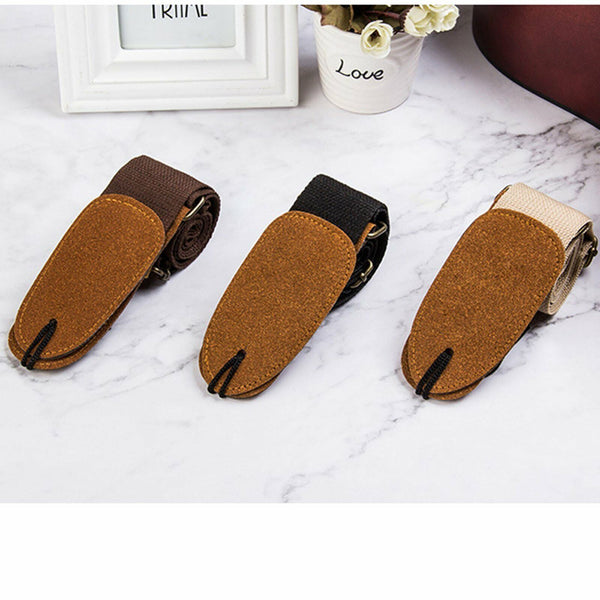 Luxury Leather Cotton Guitar Acoustic Electric Basses Guitar Strap Adjustable AU