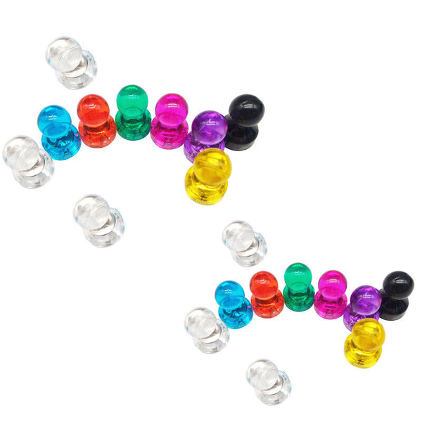 10-40x Magnets Push Pin Thumbtacks Magnets Fridge Whiteboard Magnets Office Home
