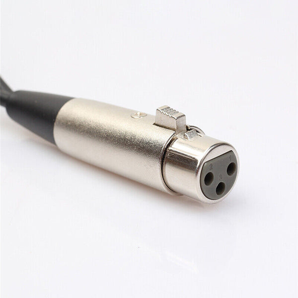 Y Adapter One 1 x Female to Two 2 x Male XLR Splitter Cable Lead Short Dual DMX