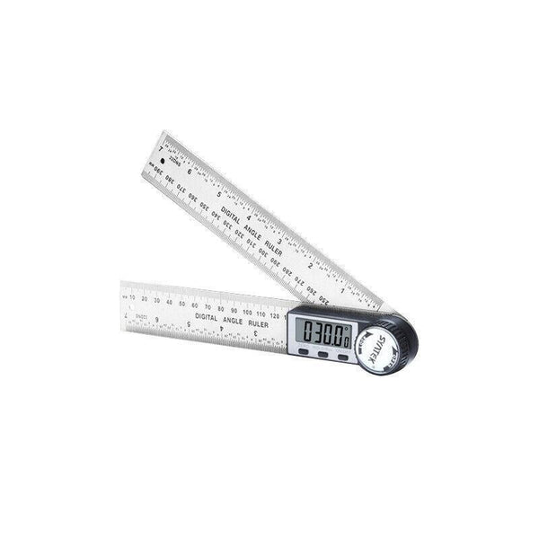 0-360° Digital Angle Finder 200mm Ruler Protractor Measure Meter Stainless Steel