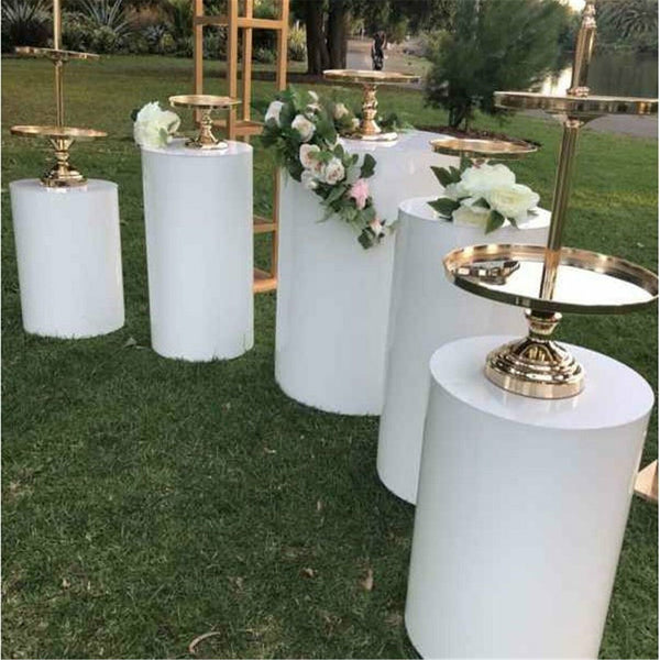 2 Tiers Mirror Top Cake Stands Rack Metal Cake Holder Wedding Party Display AUS