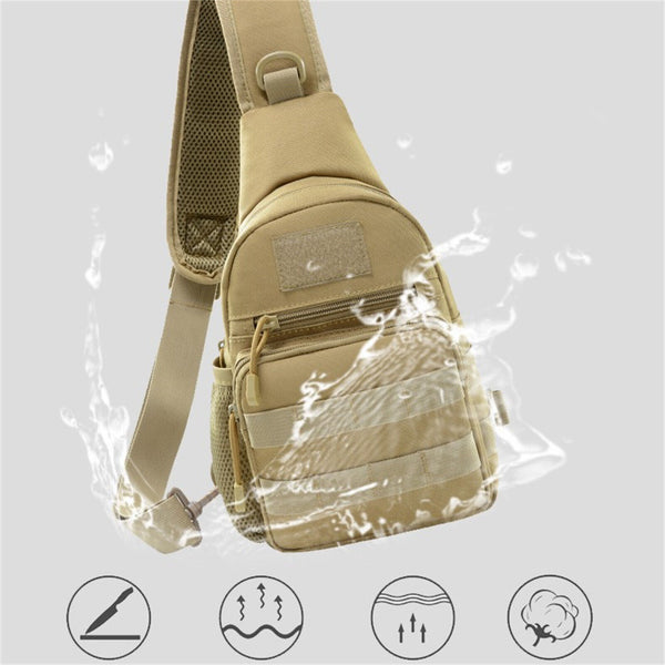 Man Shoulder Backpack Chest Bag Small Sling Cross Body Satchel Bag Outdoor AUS