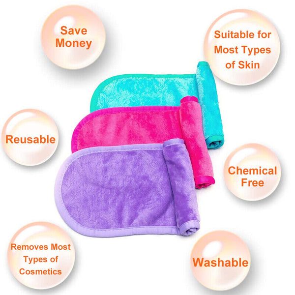 Soft Micro Fibre Makeup Eraser Make Up Remover Towel Cleaning Cloth 40*20CM AU