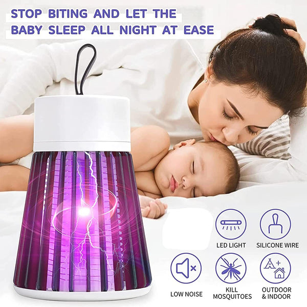 Electric LED UV Mosquito Trap Killer Lamp Insect Catcher Fly Bug Zapper Mozzie