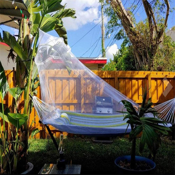 Large White Mosquito Net Canopy Double Queen King Bed Fly Insect Protect No Door