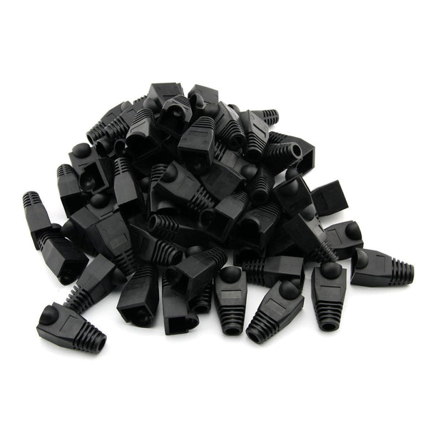 50/100PCS RJ45 Boot Cover Connector Modular Plug Network Lan Cable Cap Ethernet - Lets Party