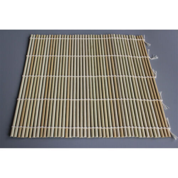Heavy Duty Bamboo Sushi Mat Rice Roller Roll Maker Tool DIY Kit Mold Kitchen AU