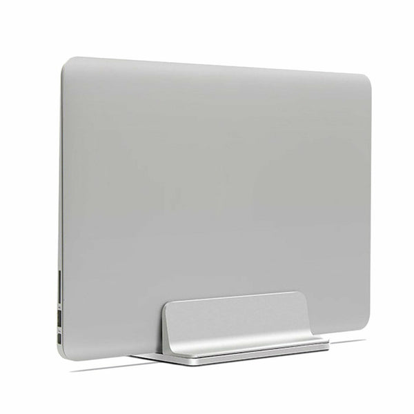 Aluminum Vertical Laptop Stand Desktop Holder Space-Save Shelf For Macbook iPad
