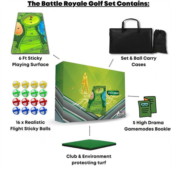 The Indoor Casual Golf Game Set Golf Putting Royale Golf Game Golf Hitting Mats
