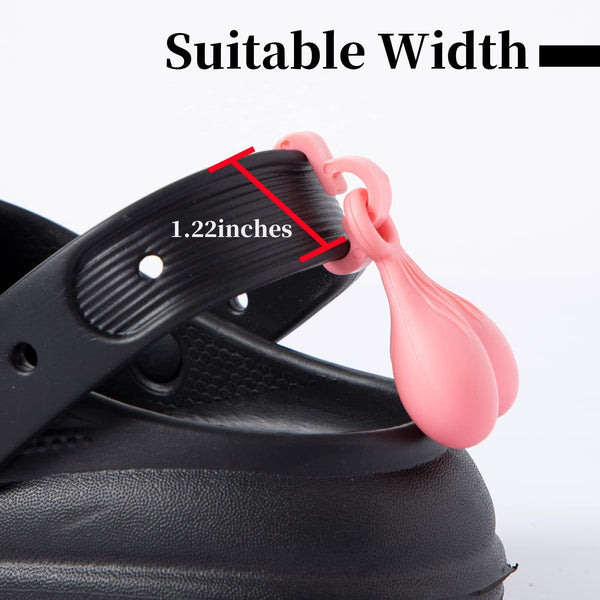 1pair Nuts Balls Distinctive Accessories Shoe Charms Clip for Croc Decor Charms