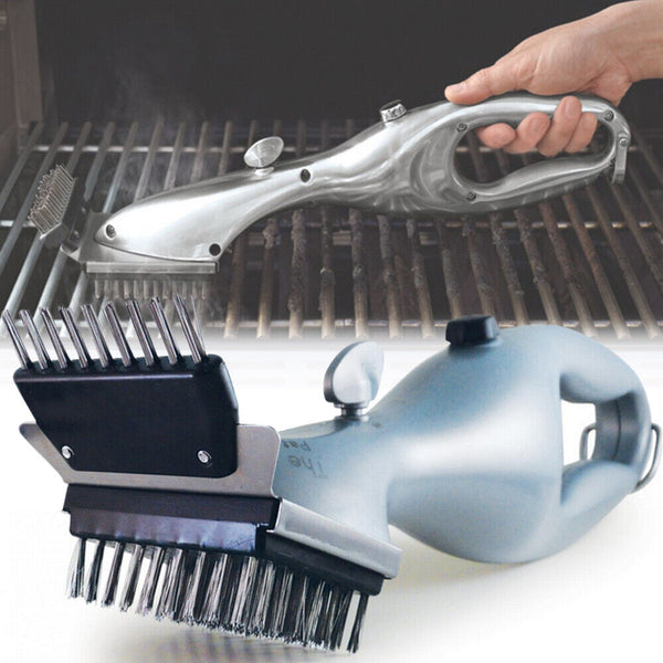 Cleaning Brush Steam Barbecue Charcoal Cleaner BBQ Cleaning Tools with Water