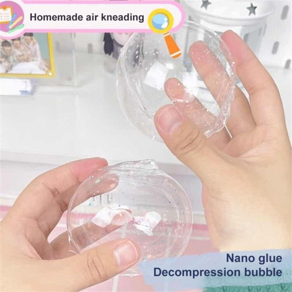 Sets Blowing Bubble Full Set Nano Glue Kneading Nano Tape Nano Adhesive Bubble A