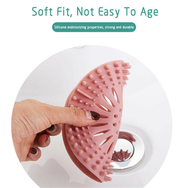 2x New Bathroom Drain Hair Catcher Bath Stopper Sink Strainer Filter Shower Cove
