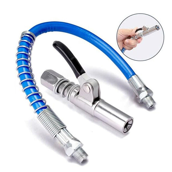 Grease Coupler Quick Release Grease Gun Coupler 30cm Hose NPTI/8 10000PSI AU