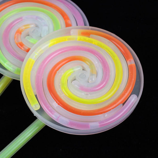 Lollipop Glow Sticks Fluorescent light Magic Wand Luminous Party Children's toys