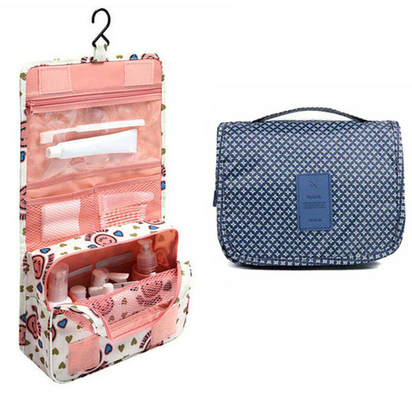1PC Travel Cosmetic Makeup Bag Storage Large Bag Hanging Toiletry Case Organizer