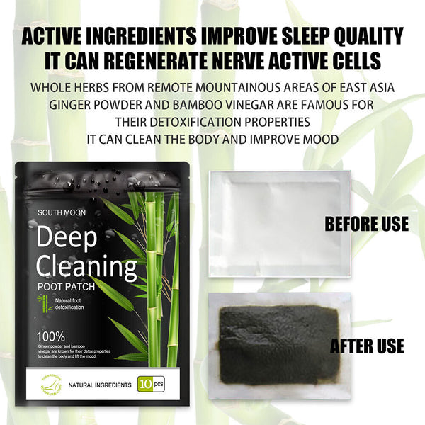 100 Pack Detox Foot Patches Pads Natural plant Toxin Removal 100 Sticky Adhesive - Lets Party