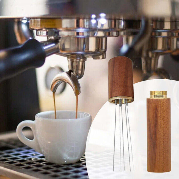 Stainless Steel Espresso Coffee Stirrer Tool Needle Type Distributor Tamper