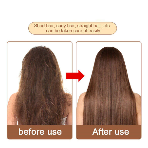 Natural Bamboo Wooden Hair Brush Oval Pneumatic Head Meridian Massage Combs AU