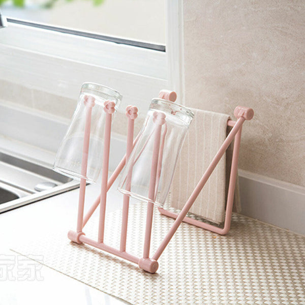 Stand Rack Washing Cloth New Draining Organizer Kitchen Folding Towel Holder