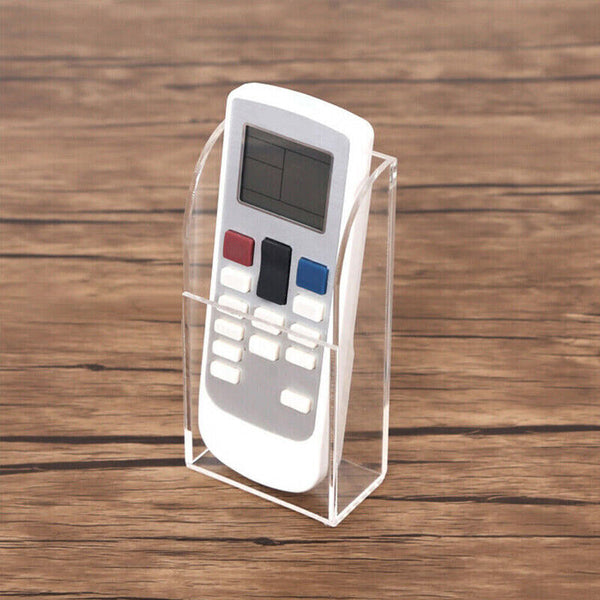 TV Remote Control Holder Wall Mount Clear Acrylic Organizer Stand Box Storage AU
