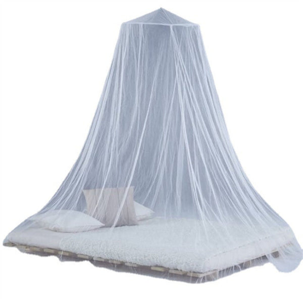 Double Single Queen Canopy Bed Curtain Dome Stopping Mosquito Net Midges Insect
