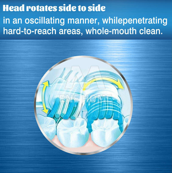DUAL CLEAN Oral-B Compatible Tooth Brush Heads Electric Replacement Floss Flexi - Lets Party