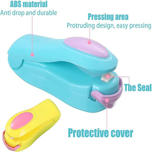 5PCS mini Handheld Heat Sealer Poly Bag Sealing Machine Food Portable Plastic AU