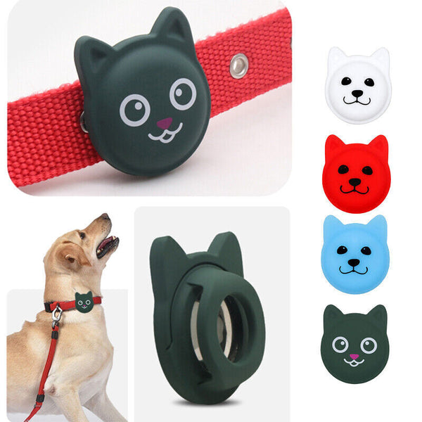 Silicone Pet Protective Case for Apple Airtag Loop GPS Finder Dog Cat Collar AU