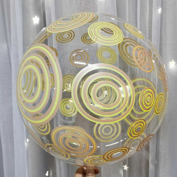 20inch Clear Large Round BOBO Bubble Balloons Transparent Weddings Party Decor