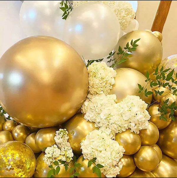 Giant 60cm Chrome Metallic Balloons Wedding Birthday Party Balloon Decoration AU