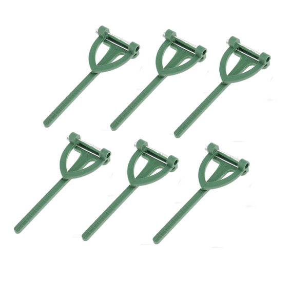 12X DIY Corsage Buttonhole Brooch Pins Flower Holder Wedding Party Bridal Prom