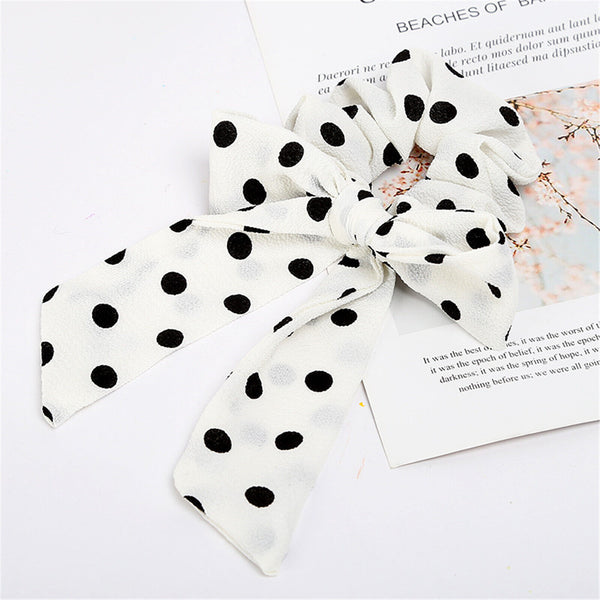 5x Hair Band Scarf Bow Floral Tie Rope Elastic Scrunchies Women Girl Accessories