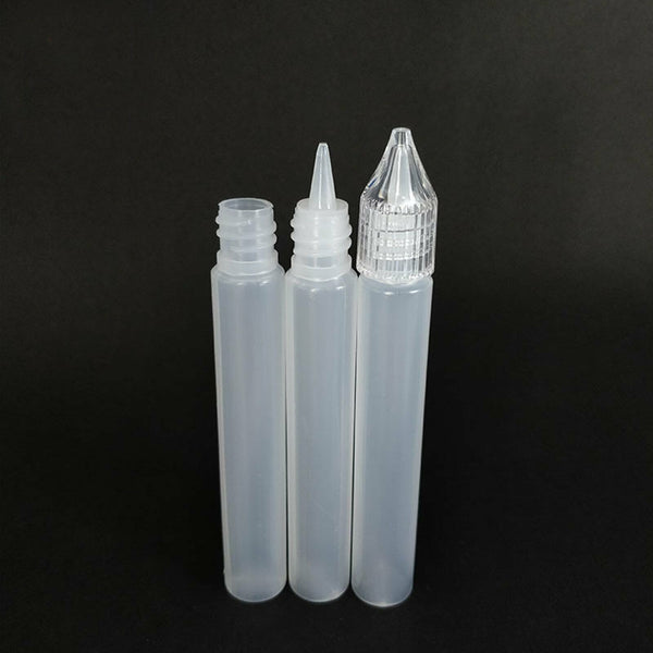 10x Squeezable Empty Plastic Needle Tip Oil Liquid Dropper Bottle Eye Drop 15ML